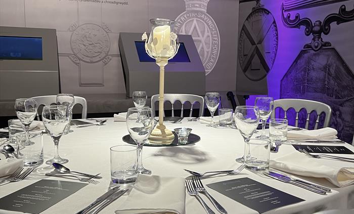 Dinner in our exhibition
